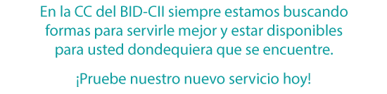 Pruebe nuestro nuevo servicio hoy!